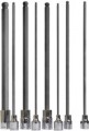 Bondhus 43887 - Set of 8 Ball End Hex Bits 6" w/sockets 3-10mm