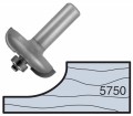 Whiteside 5750 - Miniature, Raised Panel, Router Bits (Ball Bearing Guide) - Half Inch Shank, Cove, Carbide Tipped