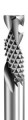 Vortex 6550 - Compression Burr, Straight Router Bits - (2 Flute) Solid Carbide