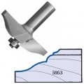 Whiteside 5953 - Medium, Raised Panel, Router Bits (Ball Bearing Guide) - Half Inch Shank, Carbide Tipped