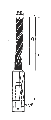 Boring Drill Bits with Steel Shank - Bradpoints, Solid Carbide - Southeast Tool SCBP7008RH