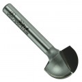 Carbide Tipped Round Nose (Core Box) Router Bit by Whiteside Machine