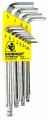 Bondhus 16936 - Set of 12 BriteGuard Plated Ball End Hex L-keys .050-5/16