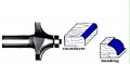 Whiteside 2110 - Beading Router Bits (Ball Bearing Guide) - Half Inch Shank, Carbide Tipped