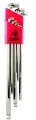 Bondhus 16799 - Set of 9 BriteGuard Plated Stubby Ball End Hex L-keys 1.5-10mm