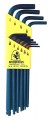 Bondhus 10937 - Set of 13 Ball End Hex L-keys .050-3/8