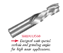 Compression, Spiral Router Bits - MD for Long Wear, Solid Carbide - Southeast Tool SMDUD550