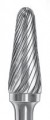 Carbide Bur Single Cut Taper with Radius End SGS SL-2