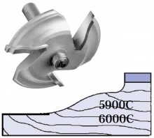 Whiteside 6000C - Large, Raised Panel, Router Bits (Ball Bearing Guide) - Half Inch Shank, Carbide Tipped