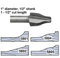 Whiteside 5804 - Vertical Panel Bits - Half Inch Shank, Carbide Tipped