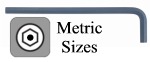 Metric Tamper Proof Hex L-Keys