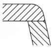 Solid Surface Round Over Router Bit Profile