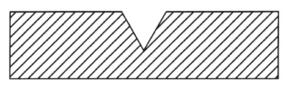 V-Groove Router Bit Cutting Profile