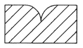Point Cutting Roundover Router Bit Profile