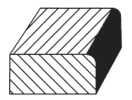 Plunge Edge-cutting Roundover Router Bit Cutting Profile