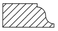 Roman Ogee Router Bit Cutting Profile Roman Ogee Router Bit Cutting Profile