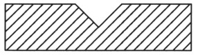 V-Groove Router Bit Cutting Profile