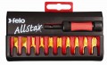 Felo 53527 - AllStar 10 pc TiN Bit Set - Slotted, Phillips, Torx