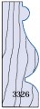 Whiteside 3326 Cut Profile