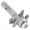 Whiteside 6003A - Full Size, Stile & Rail, (Bead Pattern) Router Bits - Half Inch Shank, (Replacement Bead Stile Cutter), Carbide Tipped