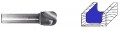 Whiteside 1372 - Bowl & Tray Router Bits - Quarter Inch Shank, Carbide Tipped