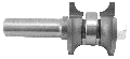 Double Roundover Router Bits - 1/2" Shank, Carbide Tipped - Southeast Tool SE2160