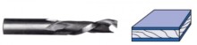 Whiteside UD5150 - Up/Downcut (1+1 Compression) Spiral Router Bits - 1 Flute, Half Inch Shank, Solid Carbide