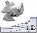 Whiteside 6000A - Large, Raised Panel, Router Bits (Ball Bearing Guide) - Half Inch Shank, Carbide Tipped