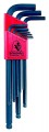 Bondhus 10999 - Set of 9 Ball End Hex L-keys 1.5-10mm