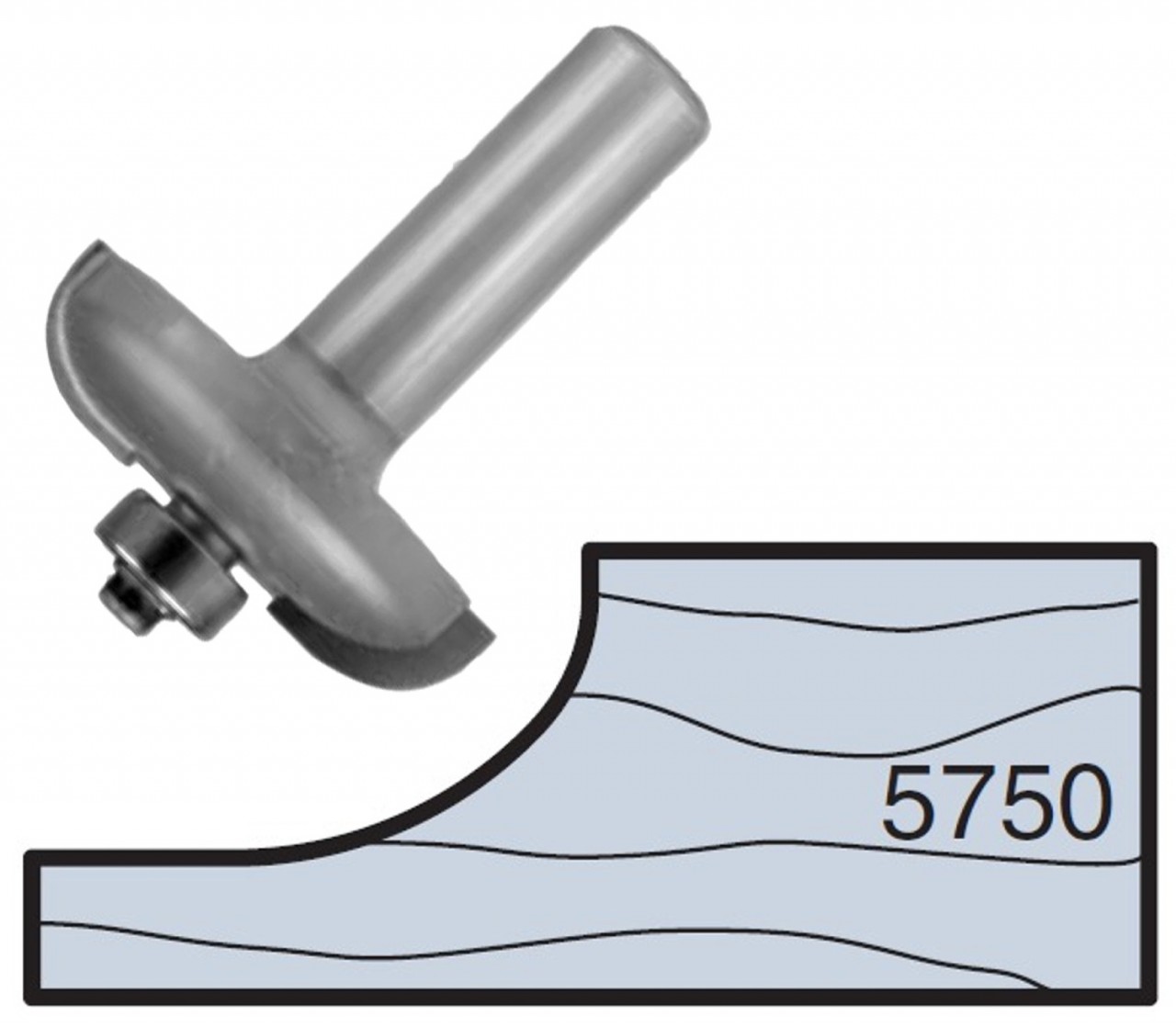 CMT
812.127.11B CMT Pattern Router Bit (Long Series) 1/2&quot; diameter